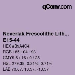 Code couleur: Neverlak Frescolithe Lithox Putop - E15-44 | qconv.com