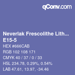 Farbcode: Neverlak Frescolithe Lithox Putop - E15-5 | qconv.com