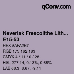 Code couleur: Neverlak Frescolithe Lithox Putop - E15-53 | qconv.com