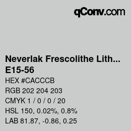 Code couleur: Neverlak Frescolithe Lithox Putop - E15-56 | qconv.com