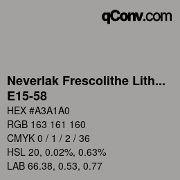 Color code: Neverlak Frescolithe Lithox Putop - E15-58 | qconv.com