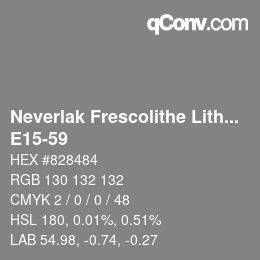 Código de color: Neverlak Frescolithe Lithox Putop - E15-59 | qconv.com