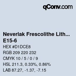 Farbcode: Neverlak Frescolithe Lithox Putop - E15-6 | qconv.com