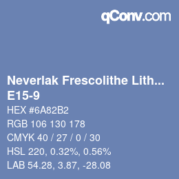 カラーコード: Neverlak Frescolithe Lithox Putop - E15-9 | qconv.com