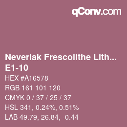 Farbcode: Neverlak Frescolithe Lithox Putop - E1-10 | qconv.com