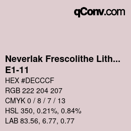 Farbcode: Neverlak Frescolithe Lithox Putop - E1-11 | qconv.com