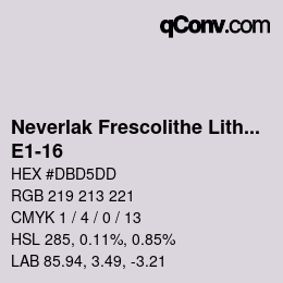 Farbcode: Neverlak Frescolithe Lithox Putop - E1-16 | qconv.com