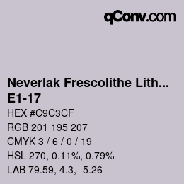 Farbcode: Neverlak Frescolithe Lithox Putop - E1-17 | qconv.com