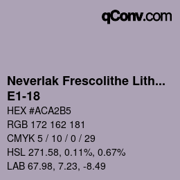 Farbcode: Neverlak Frescolithe Lithox Putop - E1-18 | qconv.com