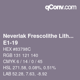 Farbcode: Neverlak Frescolithe Lithox Putop - E1-19 | qconv.com