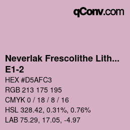 颜色代码: Neverlak Frescolithe Lithox Putop - E1-2 | qconv.com