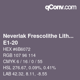 Farbcode: Neverlak Frescolithe Lithox Putop - E1-20 | qconv.com