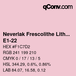 Farbcode: Neverlak Frescolithe Lithox Putop - E1-22 | qconv.com