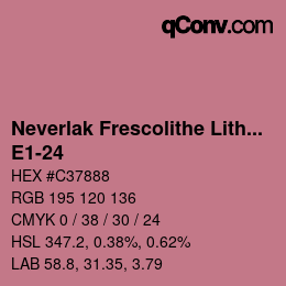 Farbcode: Neverlak Frescolithe Lithox Putop - E1-24 | qconv.com