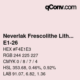 Farbcode: Neverlak Frescolithe Lithox Putop - E1-26 | qconv.com