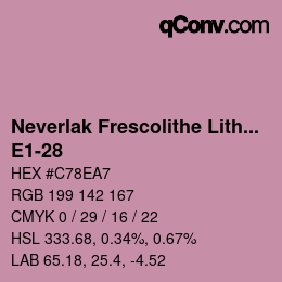 Farbcode: Neverlak Frescolithe Lithox Putop - E1-28 | qconv.com