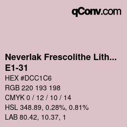 Code couleur: Neverlak Frescolithe Lithox Putop - E1-31 | qconv.com