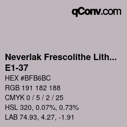 Farbcode: Neverlak Frescolithe Lithox Putop - E1-37 | qconv.com