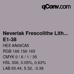 カラーコード: Neverlak Frescolithe Lithox Putop - E1-38 | qconv.com