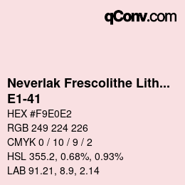 Farbcode: Neverlak Frescolithe Lithox Putop - E1-41 | qconv.com