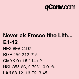 Farbcode: Neverlak Frescolithe Lithox Putop - E1-42 | qconv.com