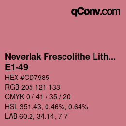 Code couleur: Neverlak Frescolithe Lithox Putop - E1-49 | qconv.com