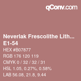 カラーコード: Neverlak Frescolithe Lithox Putop - E1-54 | qconv.com