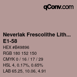 Farbcode: Neverlak Frescolithe Lithox Putop - E1-58 | qconv.com