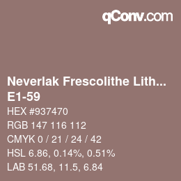 Farbcode: Neverlak Frescolithe Lithox Putop - E1-59 | qconv.com