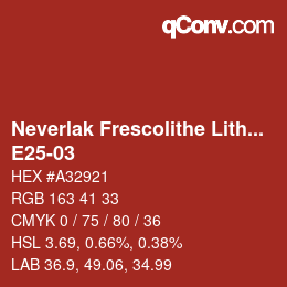 Farbcode: Neverlak Frescolithe Lithox Putop - E25-03 | qconv.com