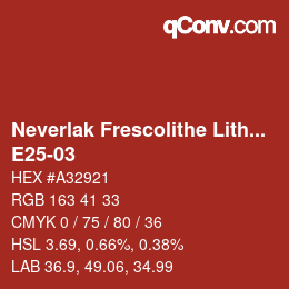 Código de color: Neverlak Frescolithe Lithox Putop - E25-03 | qconv.com