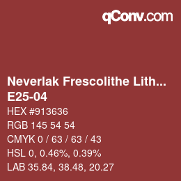 Code couleur: Neverlak Frescolithe Lithox Putop - E25-04 | qconv.com