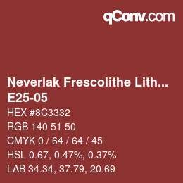 Code couleur: Neverlak Frescolithe Lithox Putop - E25-05 | qconv.com