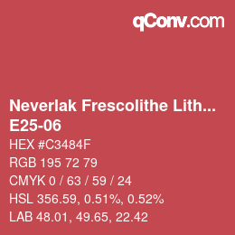 Farbcode: Neverlak Frescolithe Lithox Putop - E25-06 | qconv.com