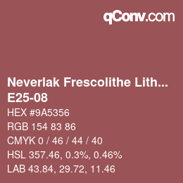 Código de color: Neverlak Frescolithe Lithox Putop - E25-08 | qconv.com