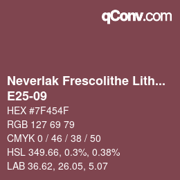 Color code: Neverlak Frescolithe Lithox Putop - E25-09 | qconv.com