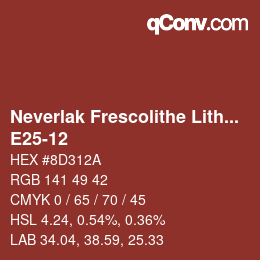 カラーコード: Neverlak Frescolithe Lithox Putop - E25-12 | qconv.com