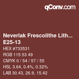 Farbcode: Neverlak Frescolithe Lithox Putop - E25-13 | qconv.com