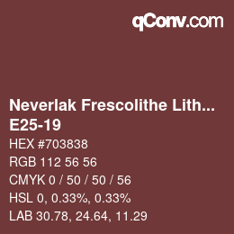 Farbcode: Neverlak Frescolithe Lithox Putop - E25-19 | qconv.com