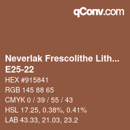 Color code: Neverlak Frescolithe Lithox Putop - E25-22 | qconv.com