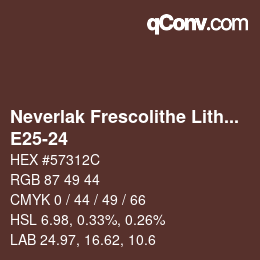 Farbcode: Neverlak Frescolithe Lithox Putop - E25-24 | qconv.com