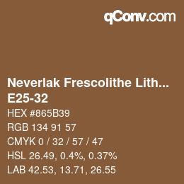Farbcode: Neverlak Frescolithe Lithox Putop - E25-32 | qconv.com