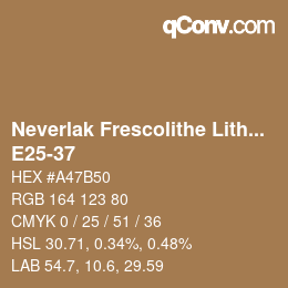 Color code: Neverlak Frescolithe Lithox Putop - E25-37 | qconv.com