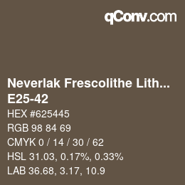 Color code: Neverlak Frescolithe Lithox Putop - E25-42 | qconv.com