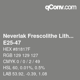 Color code: Neverlak Frescolithe Lithox Putop - E25-47 | qconv.com