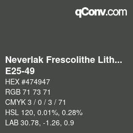 Farbcode: Neverlak Frescolithe Lithox Putop - E25-49 | qconv.com