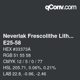 Color code: Neverlak Frescolithe Lithox Putop - E25-58 | qconv.com