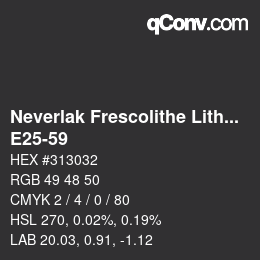 Color code: Neverlak Frescolithe Lithox Putop - E25-59 | qconv.com