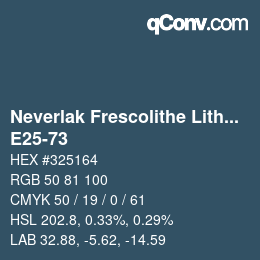Color code: Neverlak Frescolithe Lithox Putop - E25-73 | qconv.com