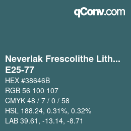 Color code: Neverlak Frescolithe Lithox Putop - E25-77 | qconv.com